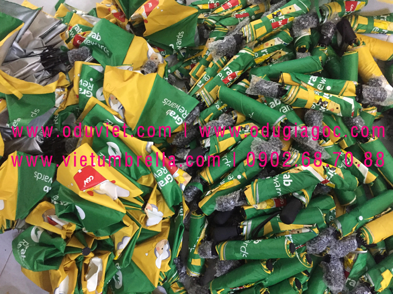 xưởng sản xuất ô dù cầm tay in logo quảng cáo